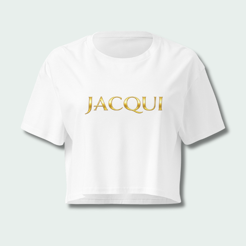 Jacqui: Gold Labe Crop Top