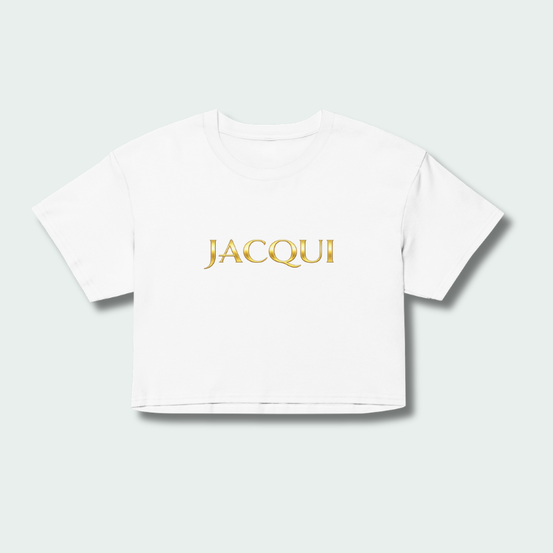 Jacqui: Gold Labe Crop Top