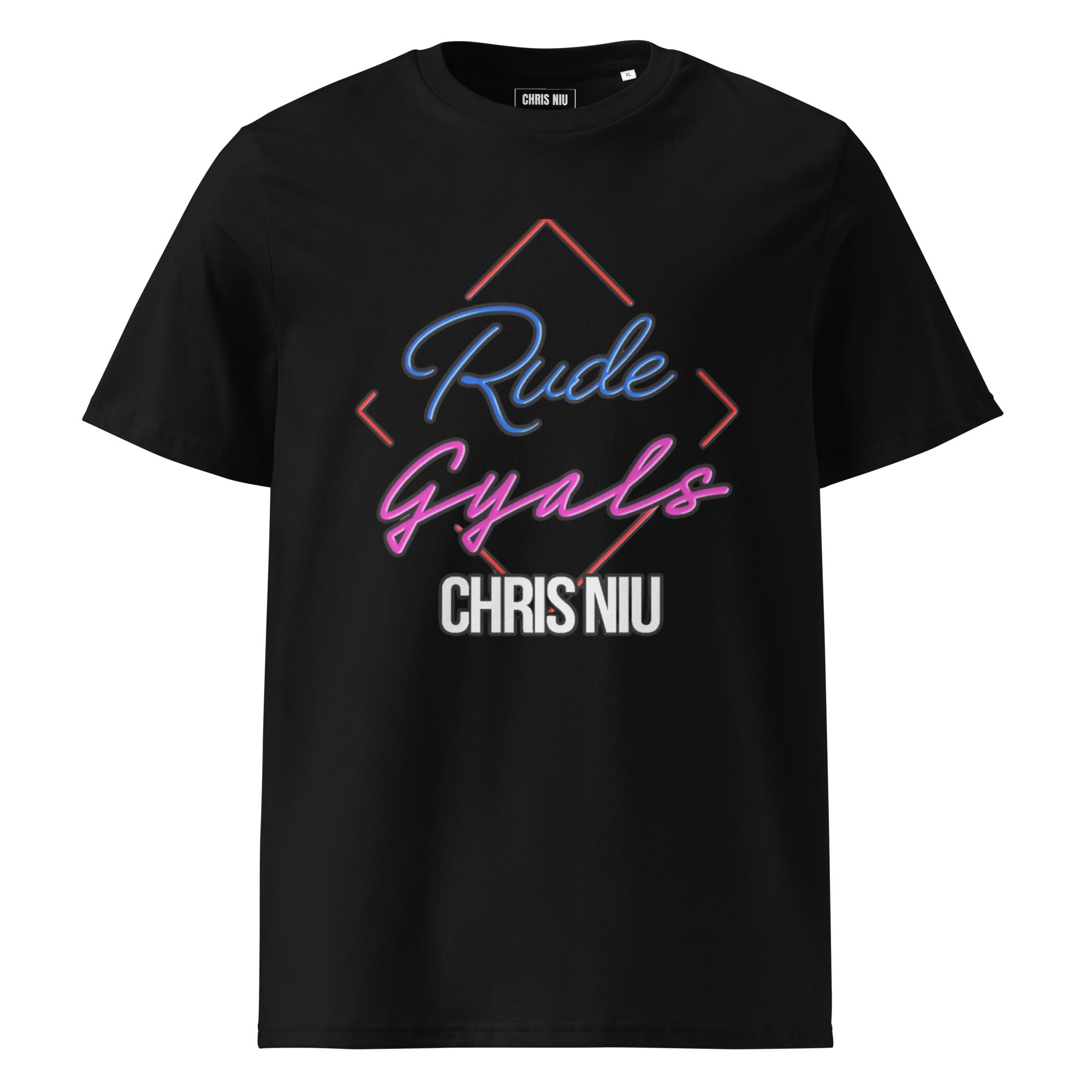 Chris Niu music Rude Gyals T-shirt in black
