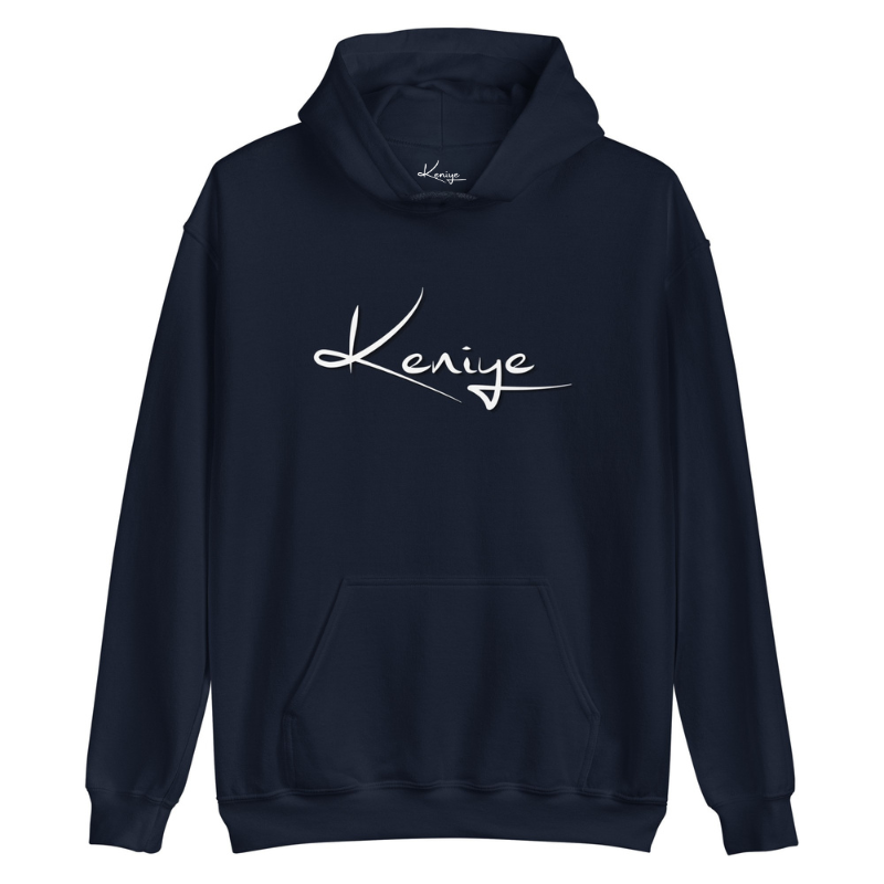 Keniye Logo Chocolate Navy Hoodie