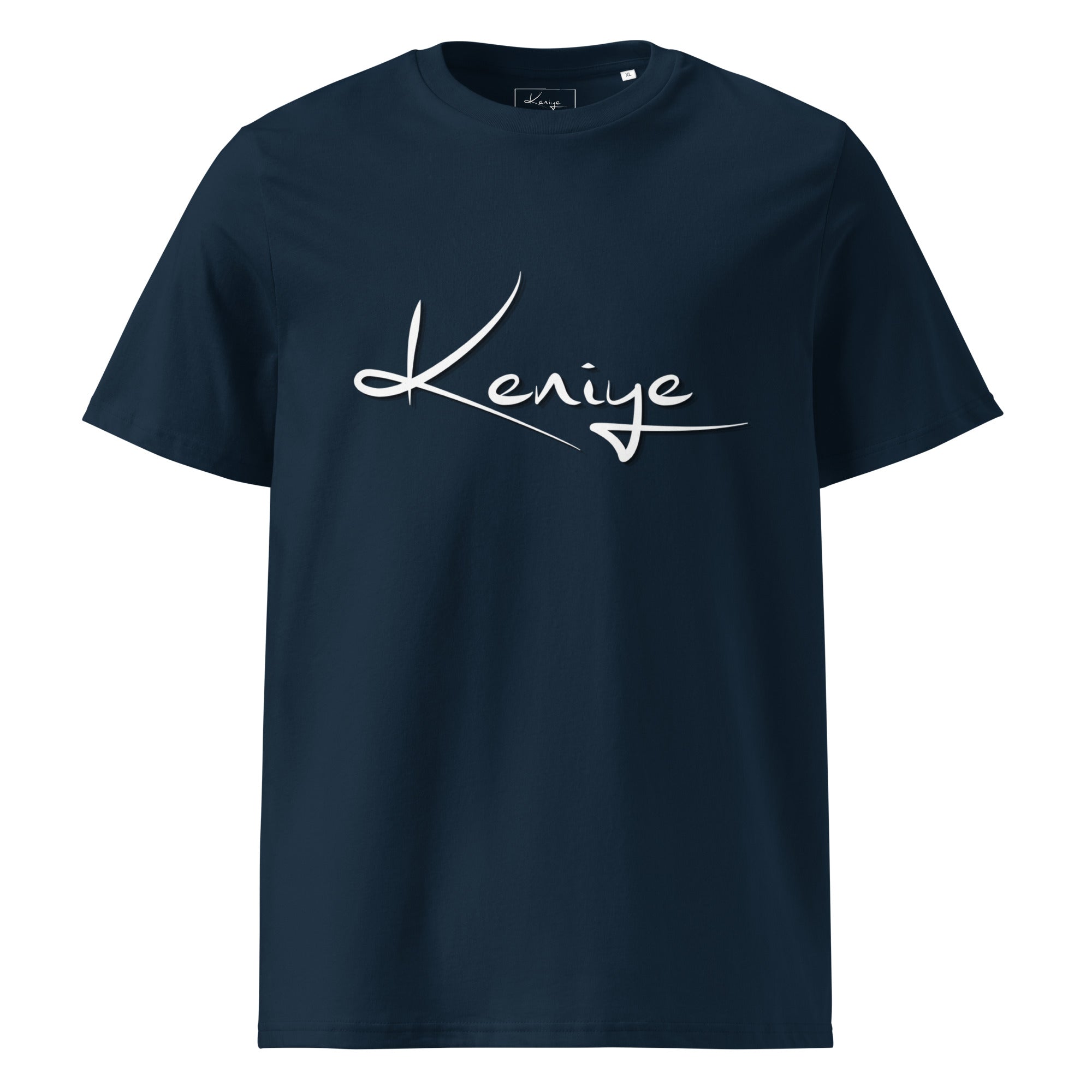 Keniye: Logo Tee in Navy