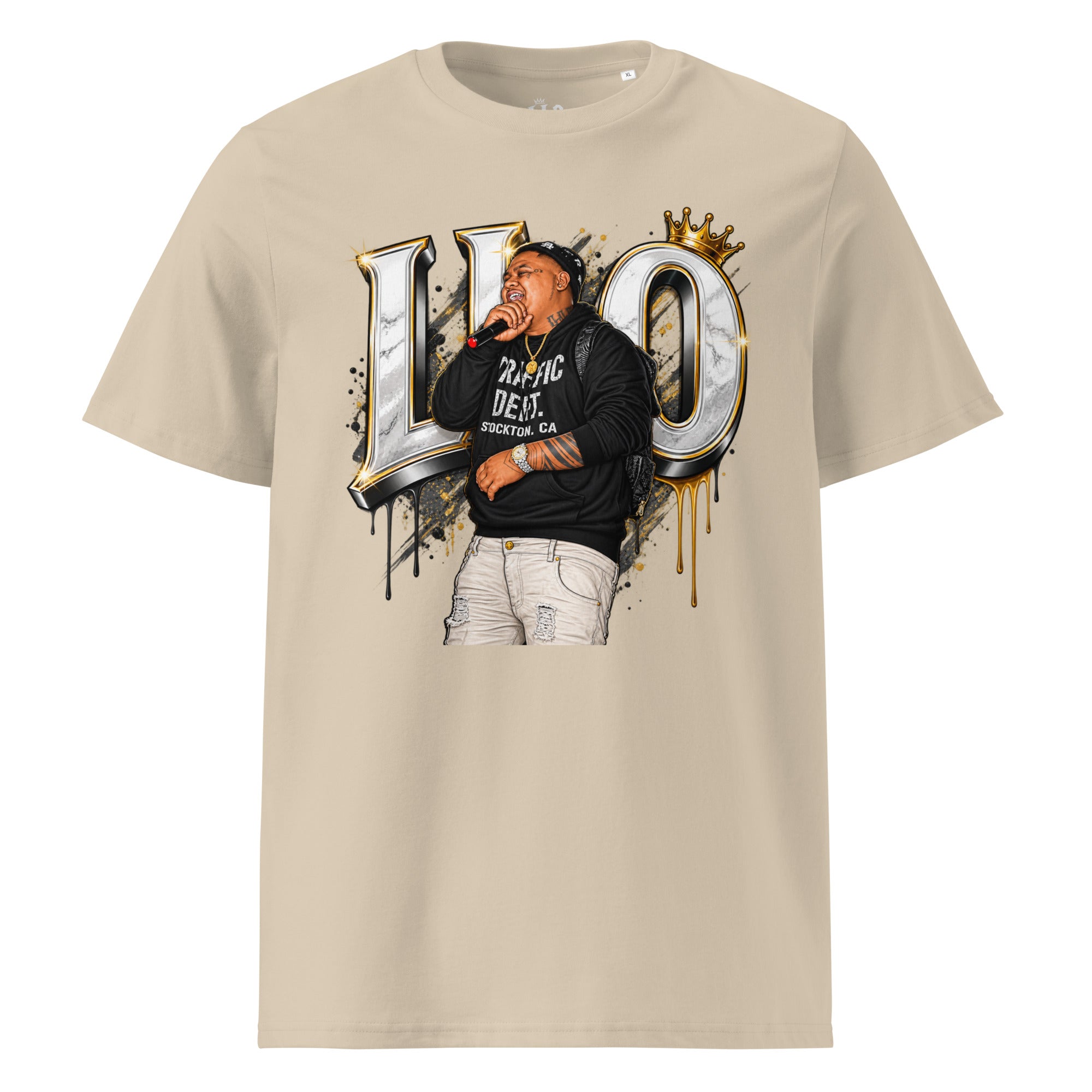 LLO Gold Crown Tshirt in beige
