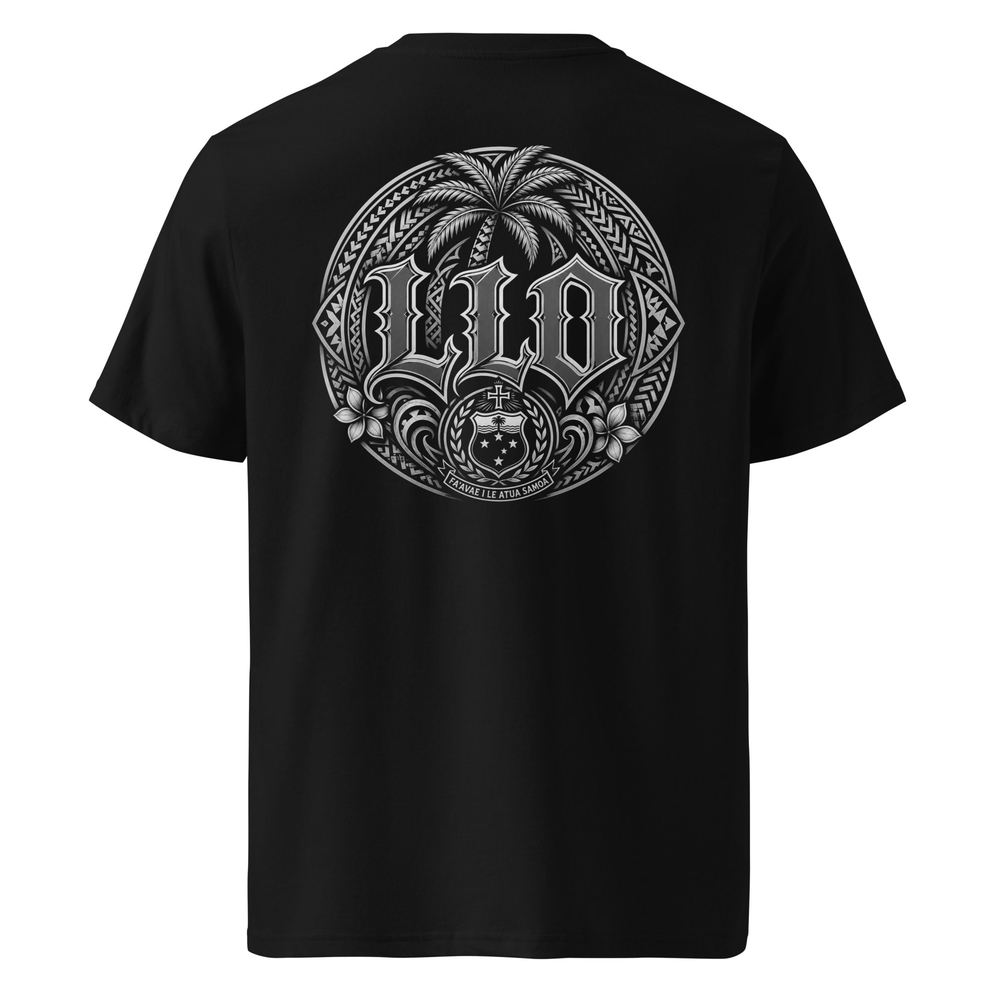 LLO Gray Logo Black Tshirt