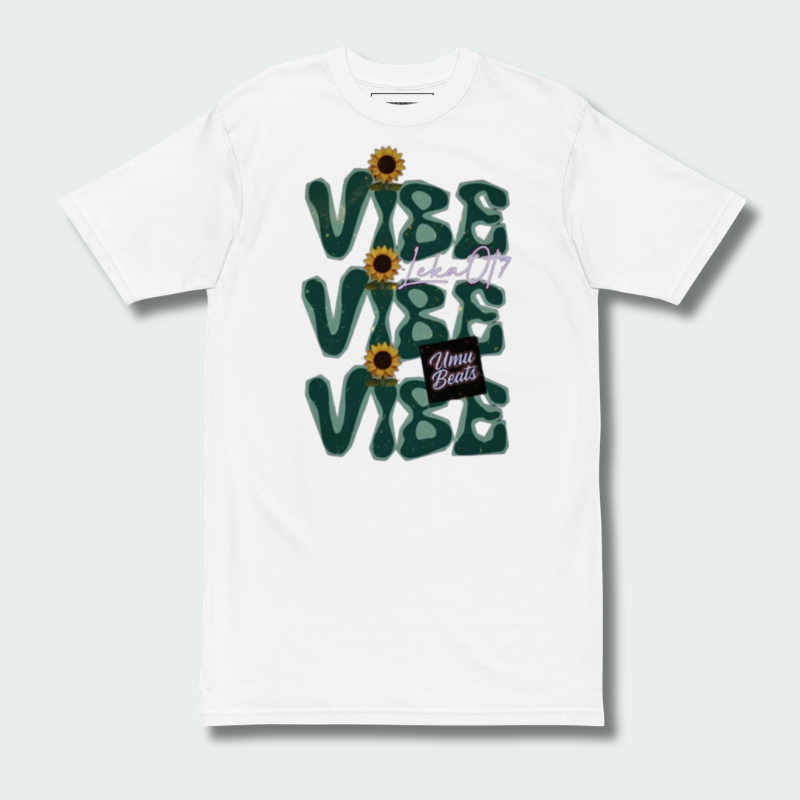 Leka Vibe Unisex Tee in white