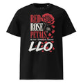 Red Rose Petals Tshirt by LLO