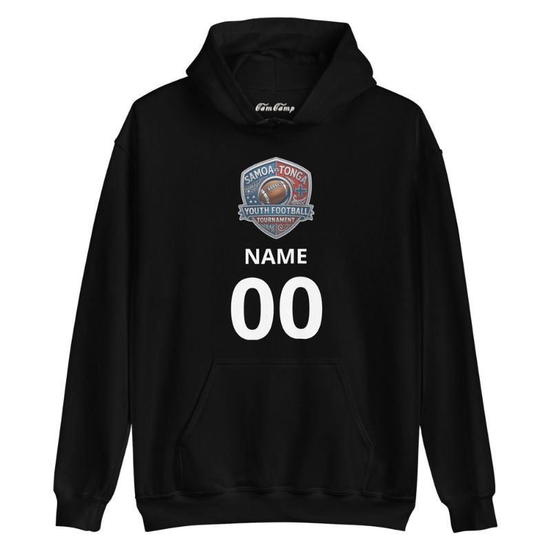Samoa Tonga Youth Football Tournament Hoodie in black