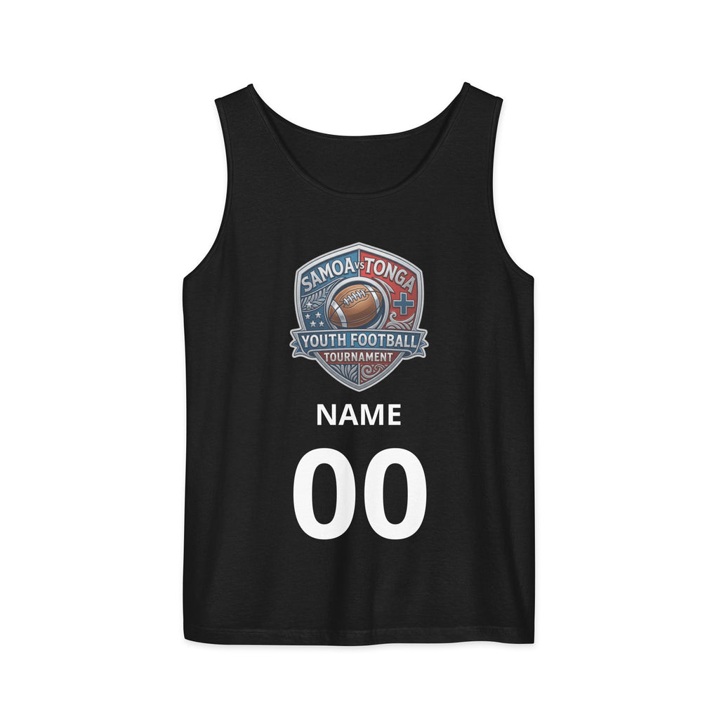 Samoa Tonga Youth Football Tournament Tank Top in Black