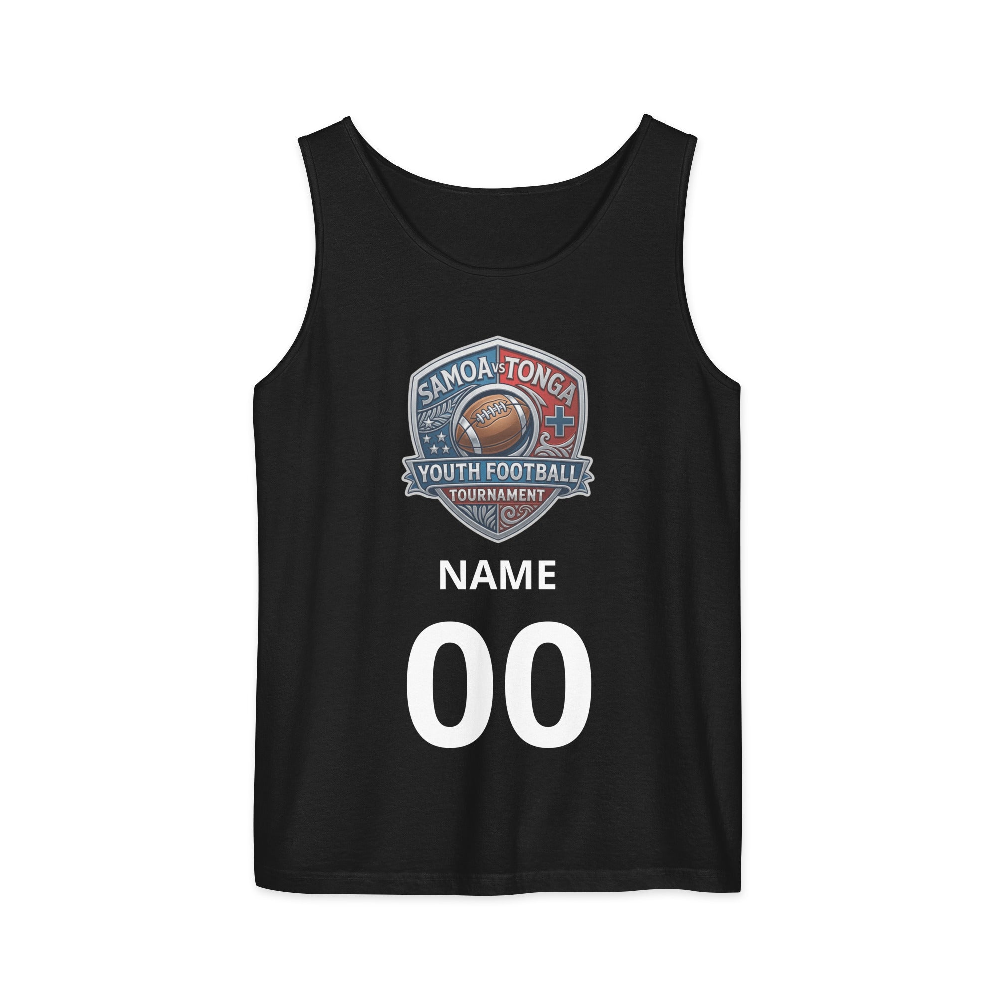 Samoa Tonga Youth Football Tournament Tank Top in Black