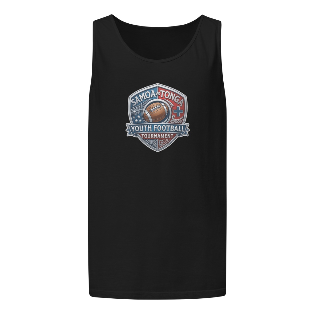 Samoa Tonga Youth Football Tournament Tank Top in black