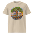 Town biz tshirt by Tonk Beatz in beige