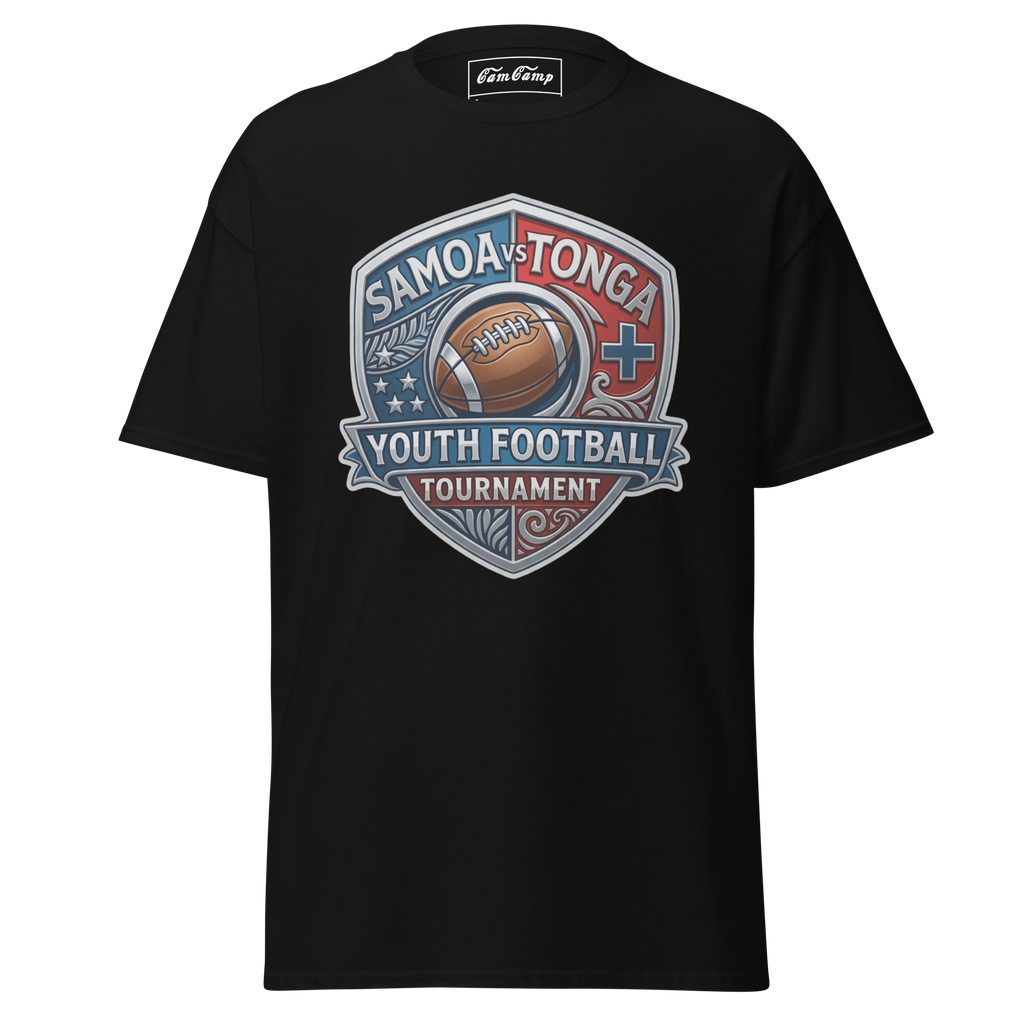 Samoa Tonga Customizable Back T-shirt