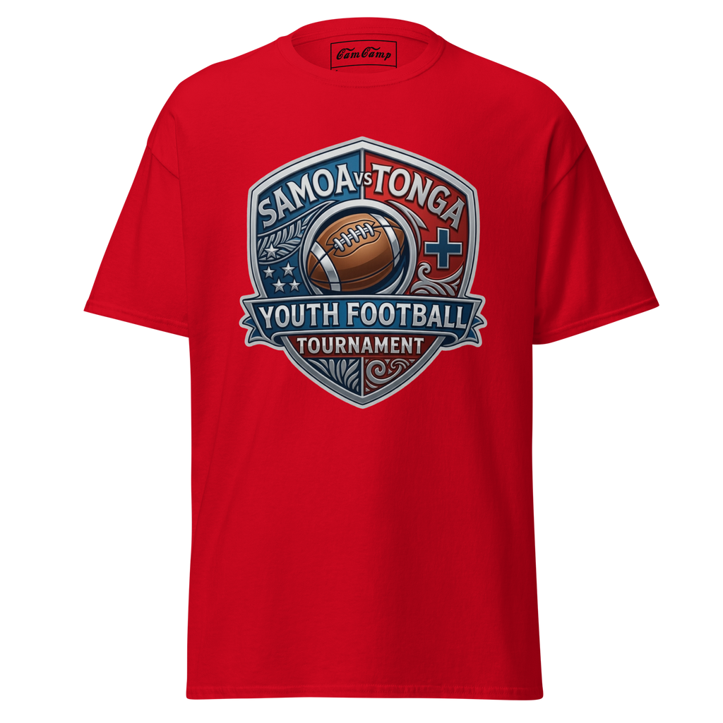 Samoa Tonga Customizable Back T-shirt