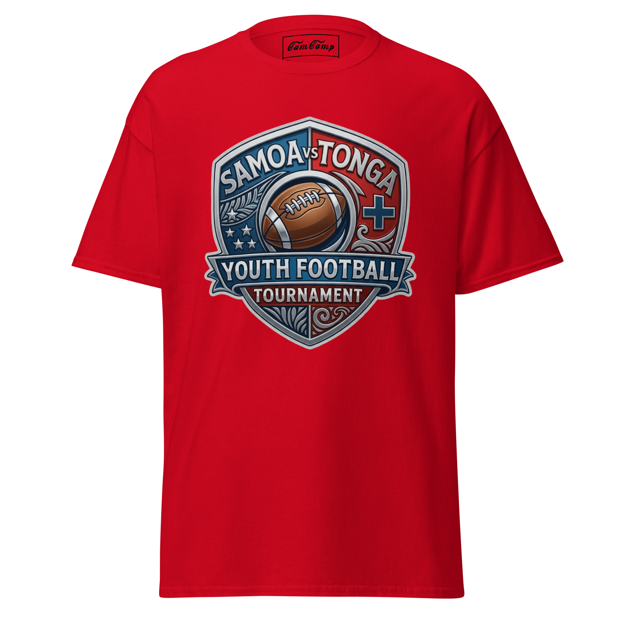Samoa Tonga Customizable Back T-shirt