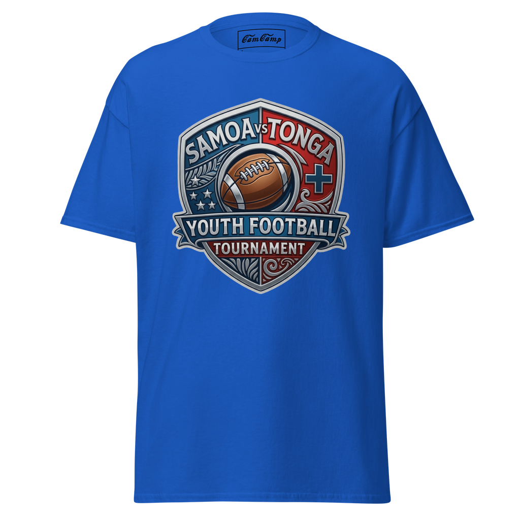 Samoa Tonga Customizable Back T-shirt