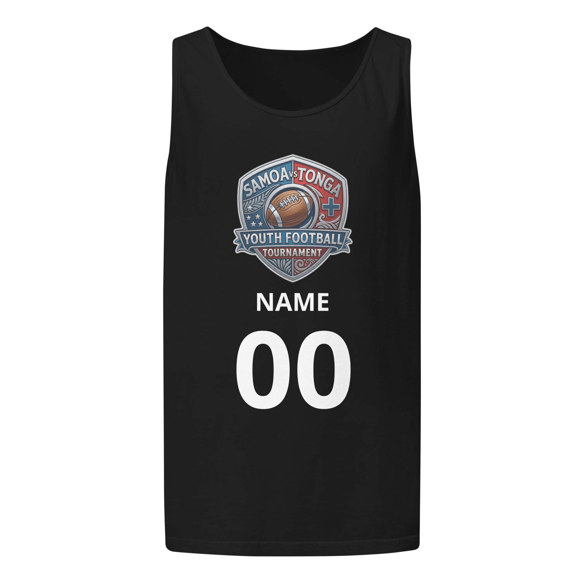 Samoa Tonga Customizable Front Tank Top