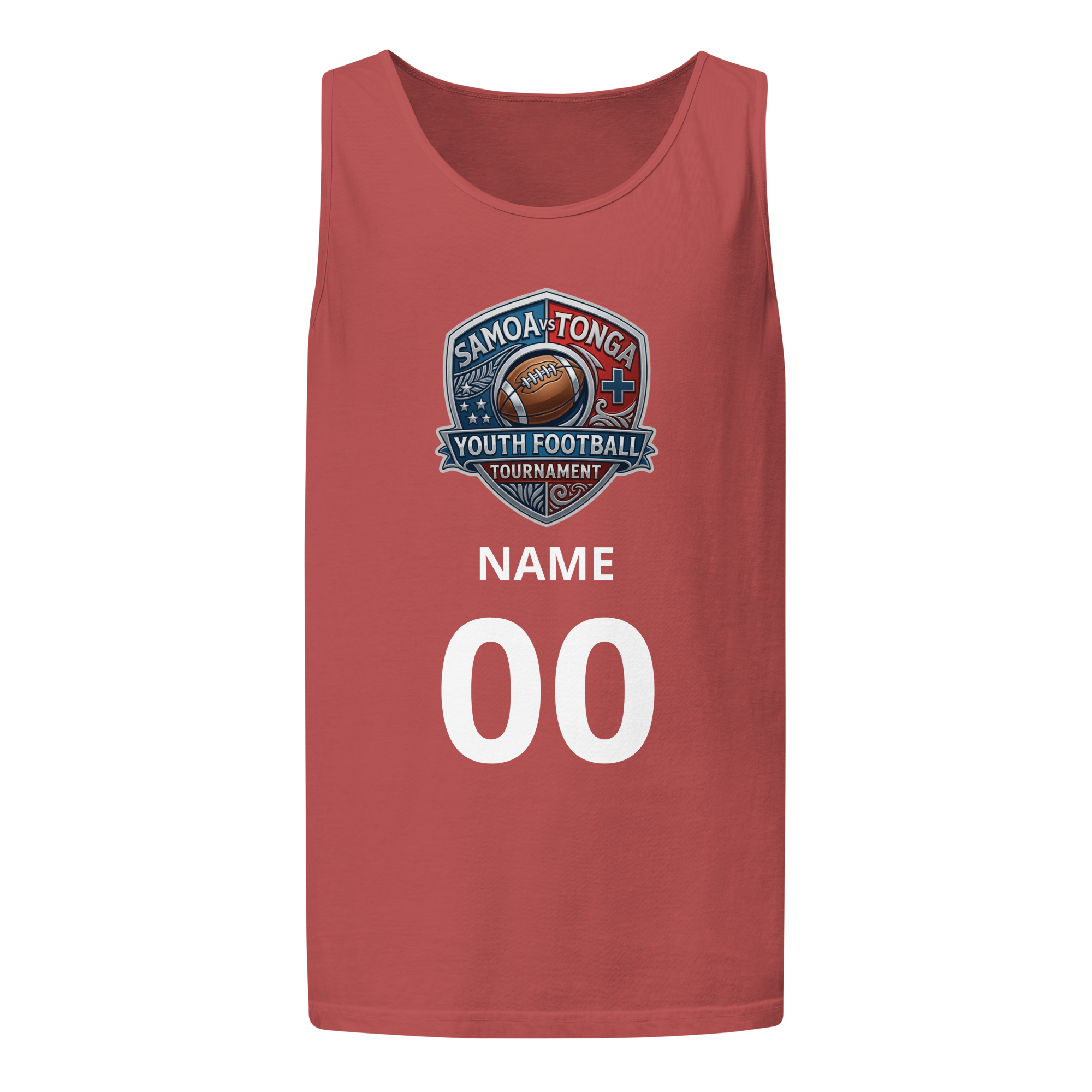 Samoa Tonga Customizable Front Tank Top
