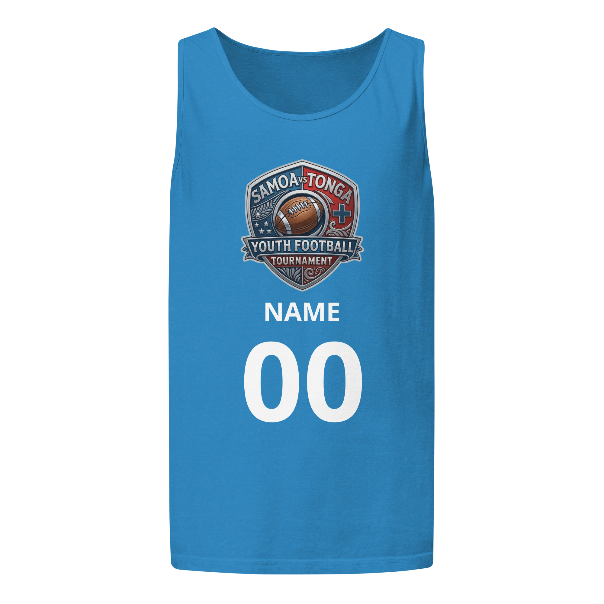 Samoa Tonga Customizable Front Tank Top
